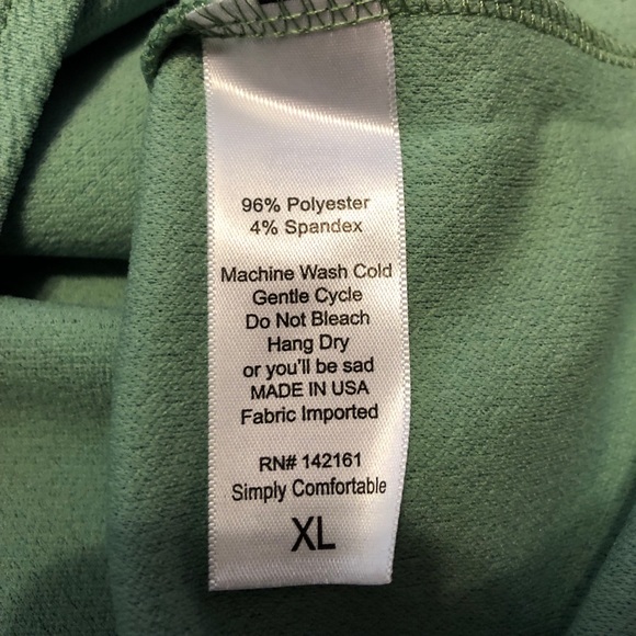 NWT Lularoe XL green Cassie pencil skirt - Picture 2 of 4